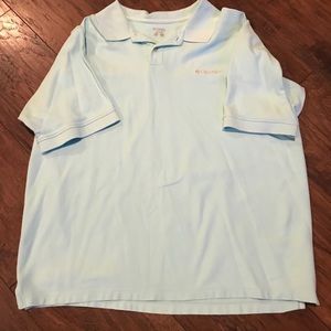 Men’s Columbia polo - Light blue